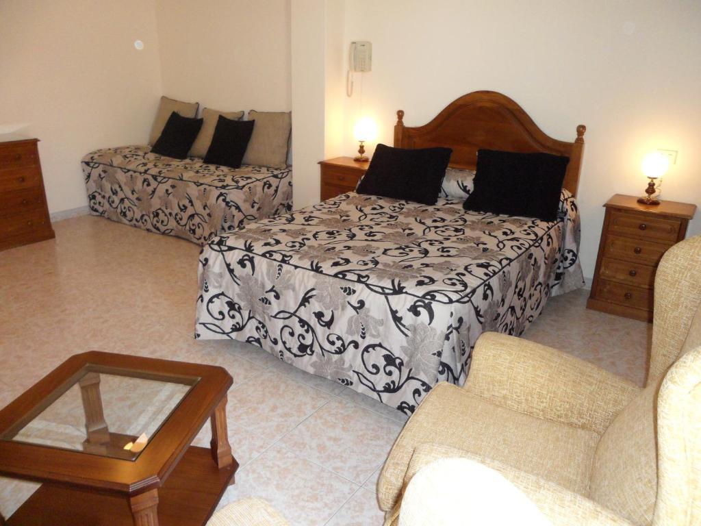 Hotel Avenida Baiona Sabaris Quarto foto